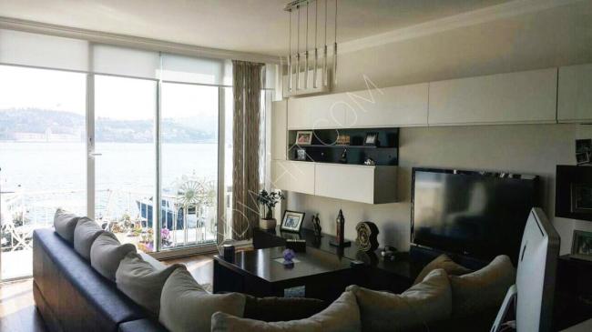 شقة مطله على البوسفور في إسطنبول بيبيك مكونه من أربعة غرف