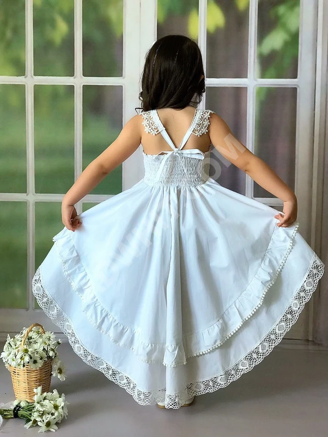 فستان بناتي مميز متوفر بلونين 