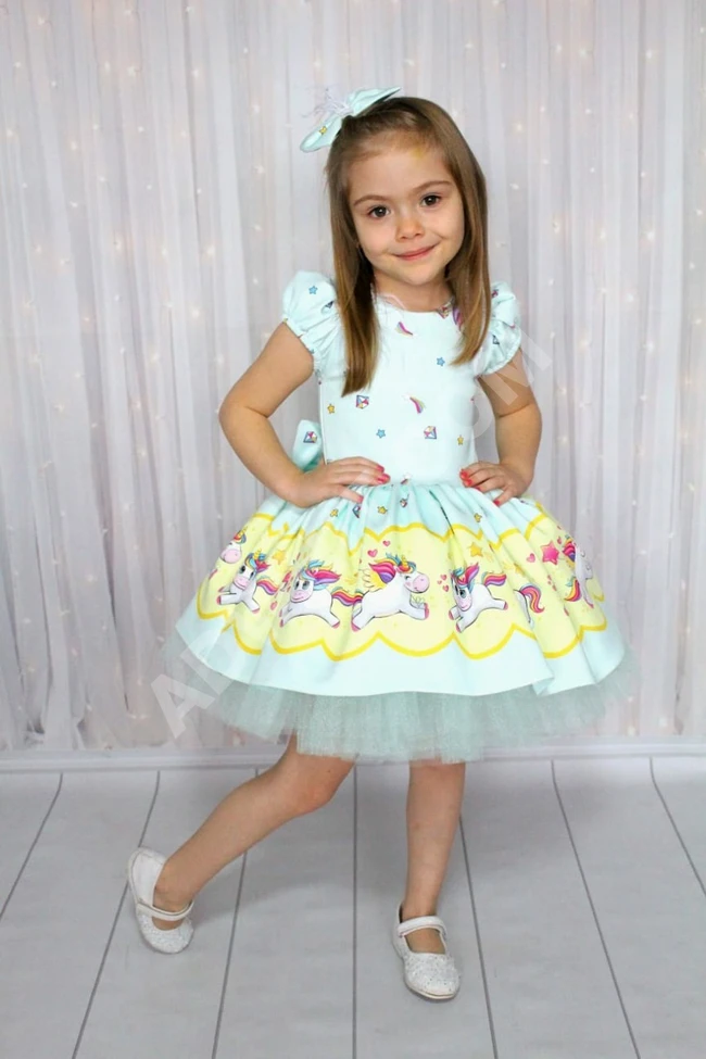 فستان بناتي راااائع ومميز