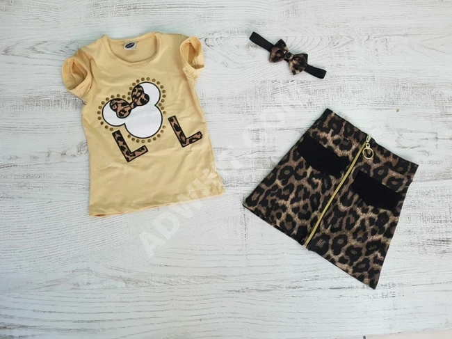 طقم بناتي قطعتين