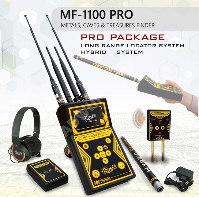  Long range gold detector mf-1100 pro Professional Package