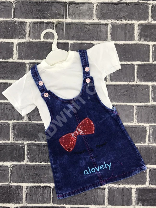 فستان جينز بناتي