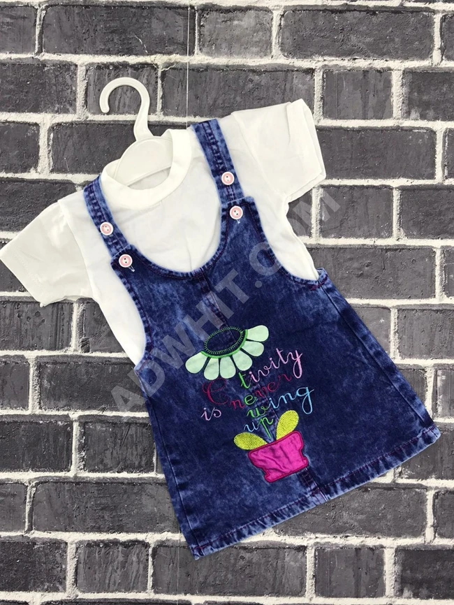 فستان جينز بناتي