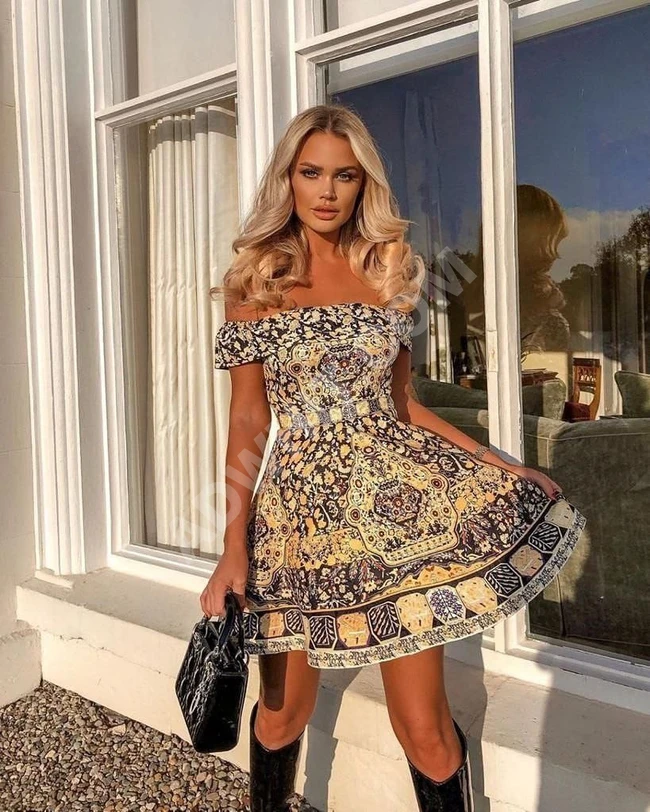 فستان قصير نسائي