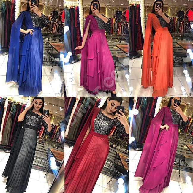 فستان سهرة طويل 