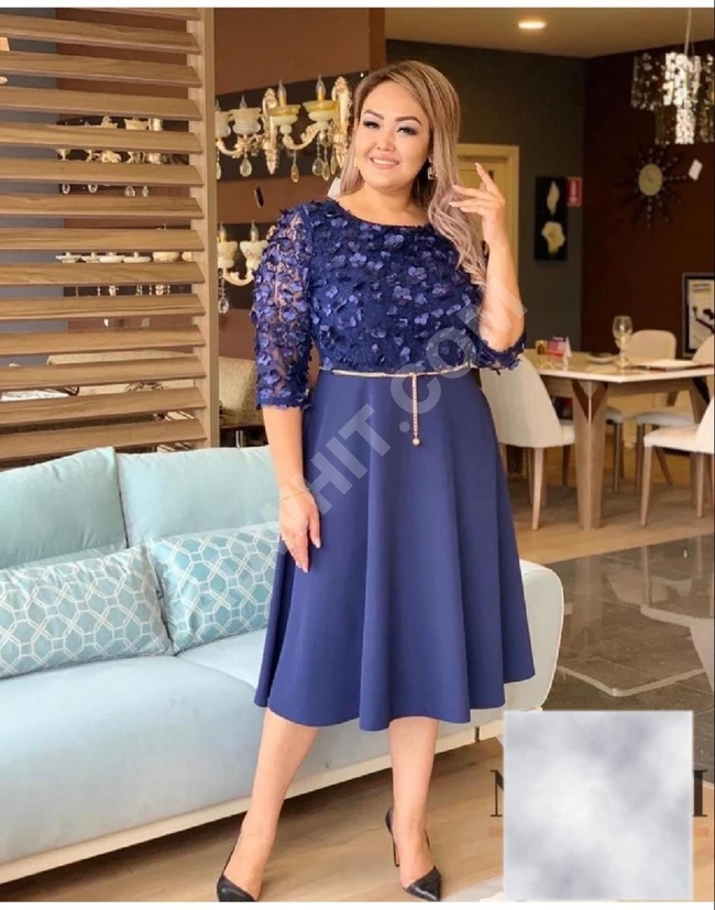 فستان سهرة مقاسات كبيرة