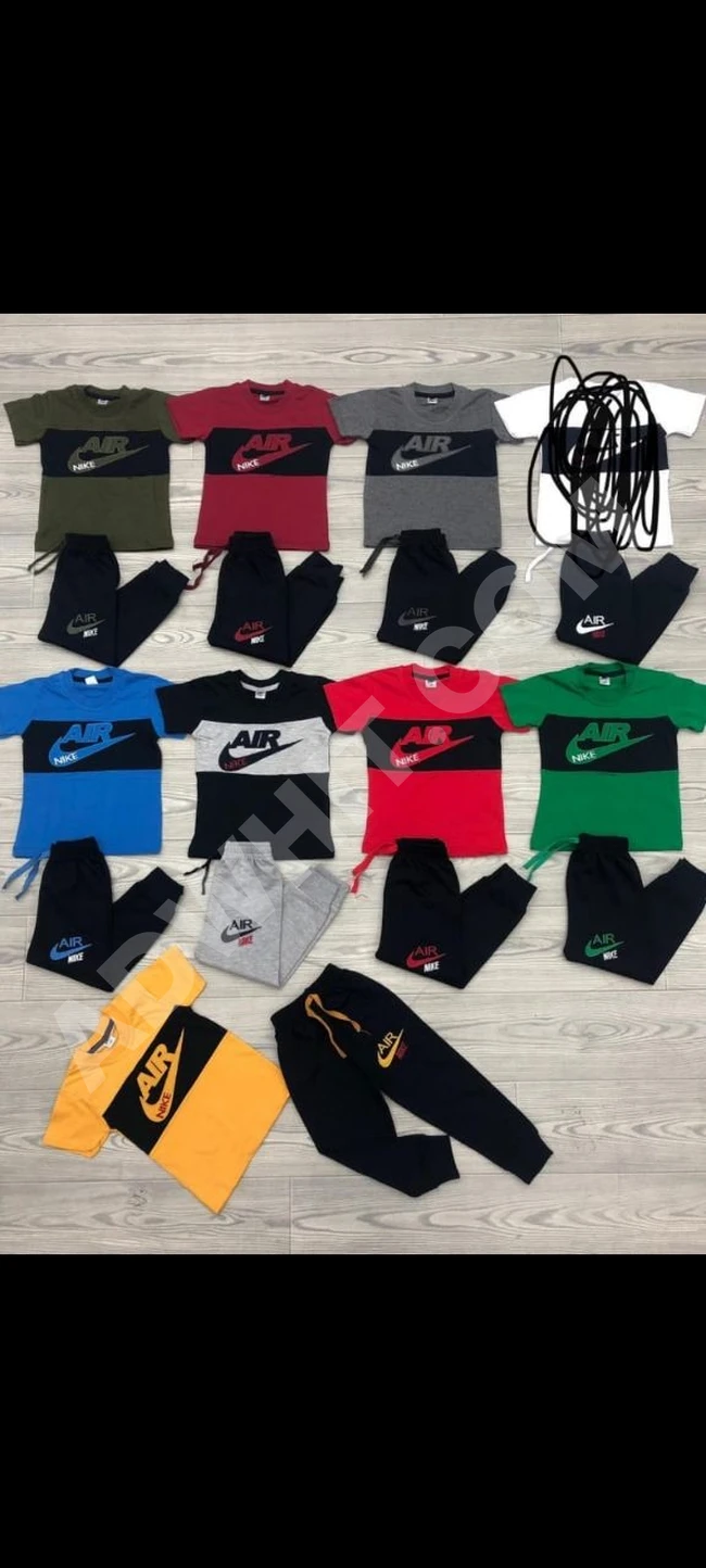 طقم تيشرت ولادي وبناتي