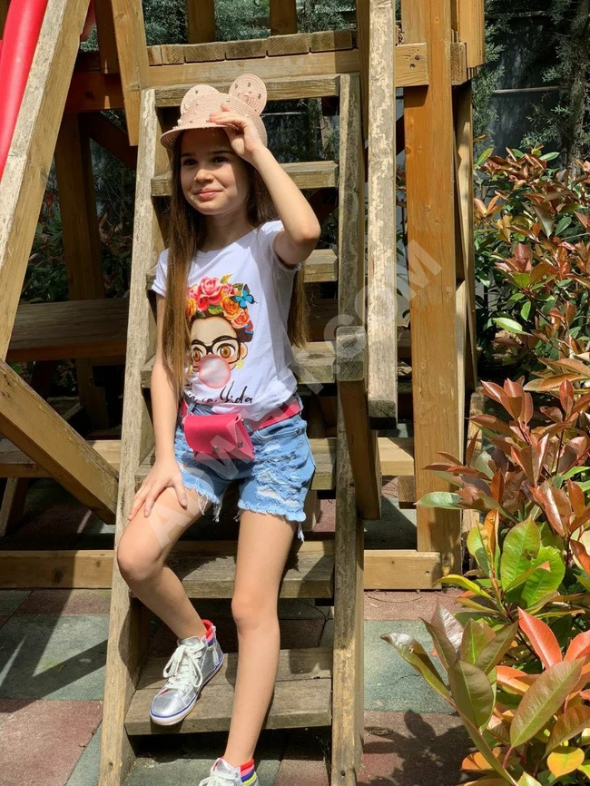 طقم ثلاث قطع بناتي