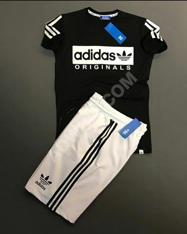 طقم تيشرت وشورت رجالي