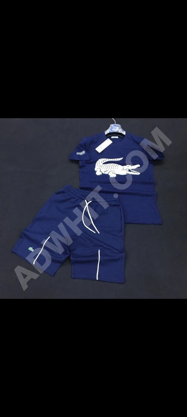 طقم تيشرت وشورت رجالي