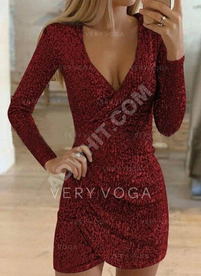 فستان سهرة نسائي قصير 