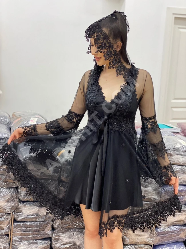 لانجري ساتان حرير