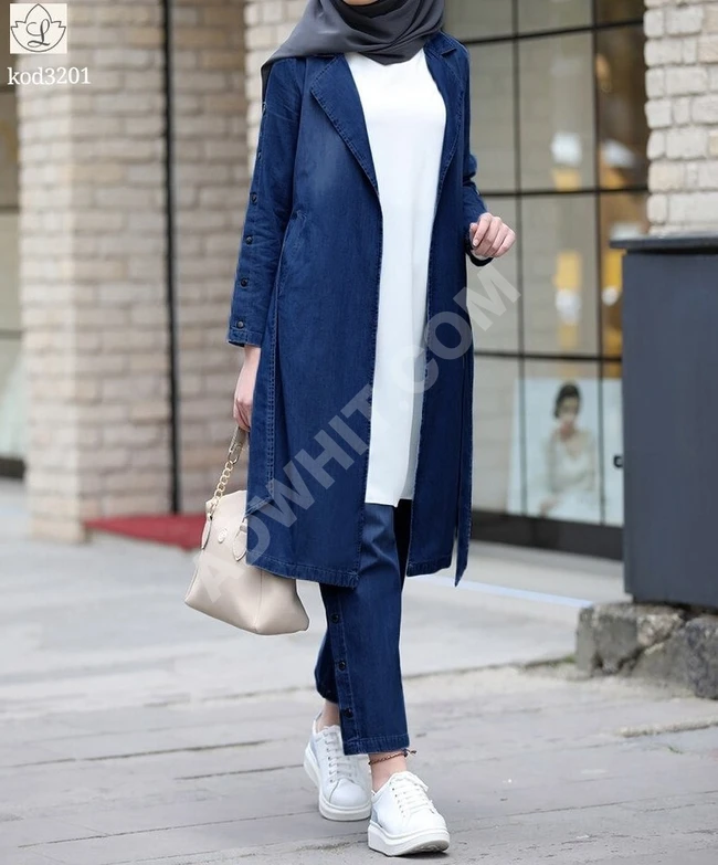 طقم جينز للمحجبات