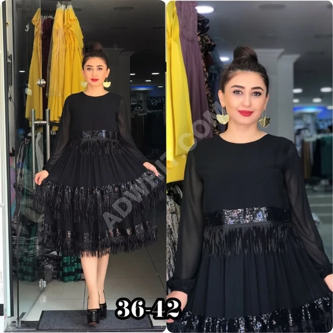 فستان سهرة قصير 