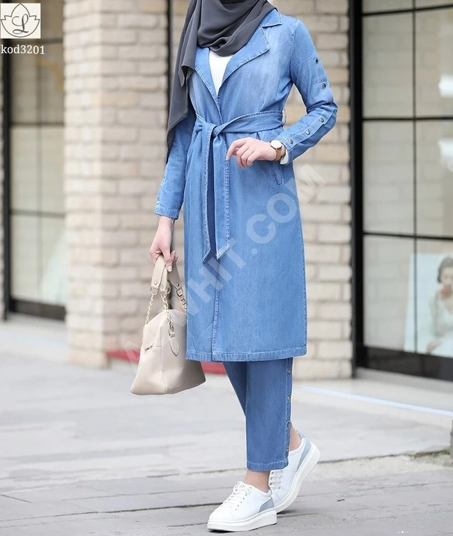 طقم جينز للمحجبات