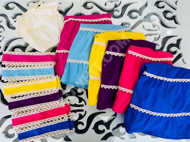 فستان بناتي بجميع الالوان وبسعر مغري 