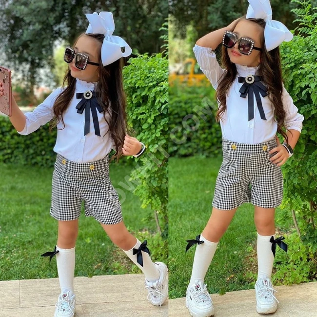 طقم بناتي ثلاث قطع