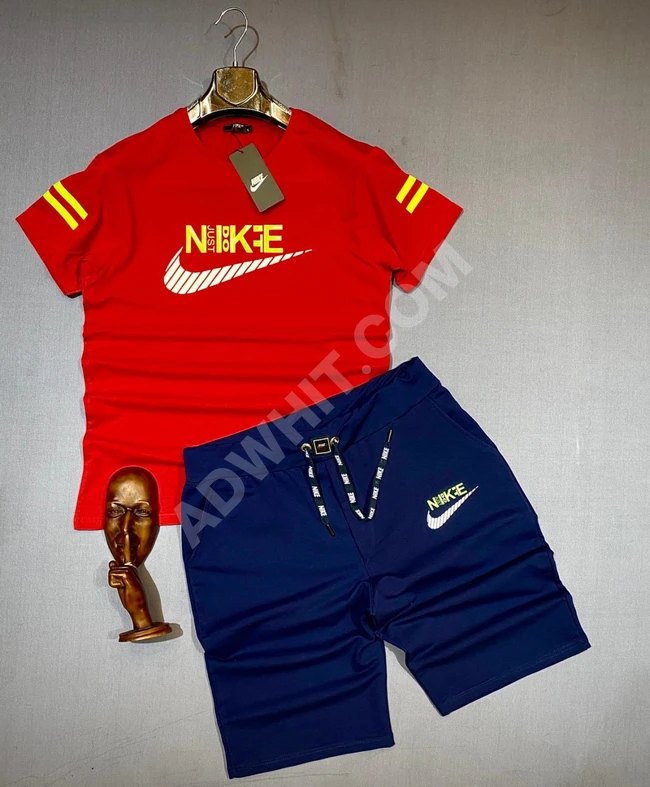 طقم تيشرت وشورت رجالي