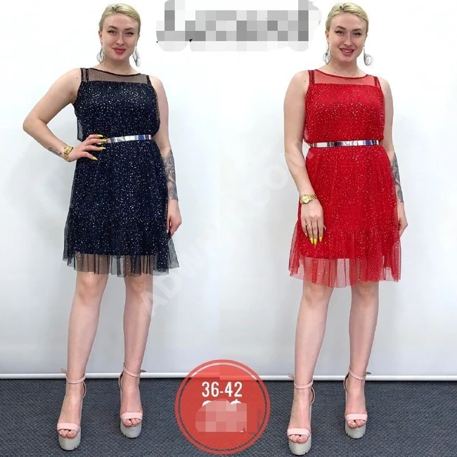 فستان سهرة قصير 