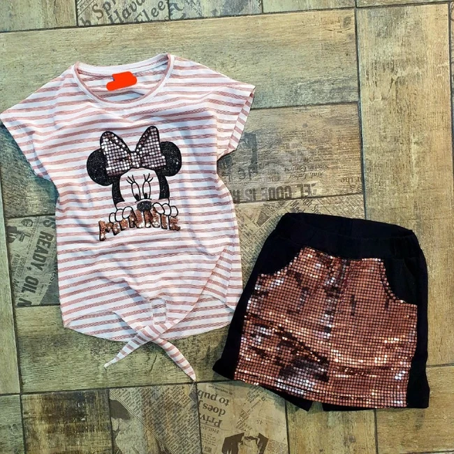 طقم بناتي قطعتين