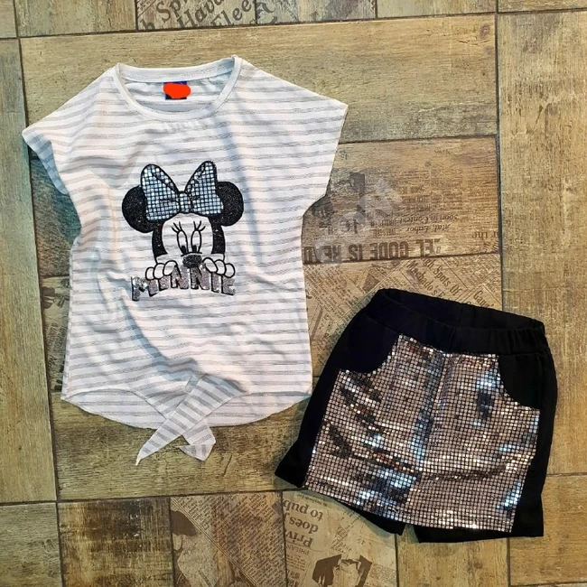 طقم بناتي قطعتين