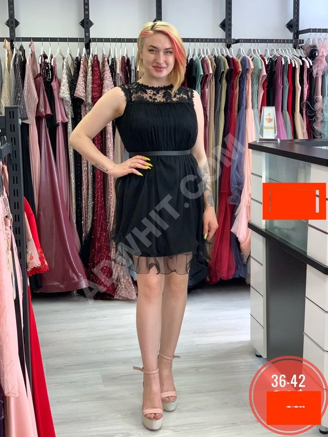 فستان سهرة قصير 