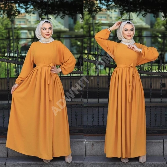 فستان طويل للمحجبات