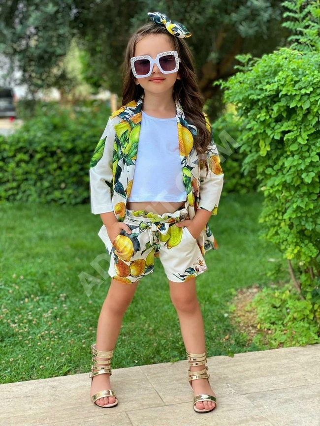 طقم بناتي انيق