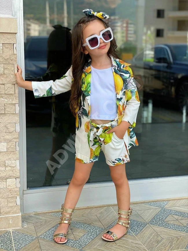 طقم بناتي انيق