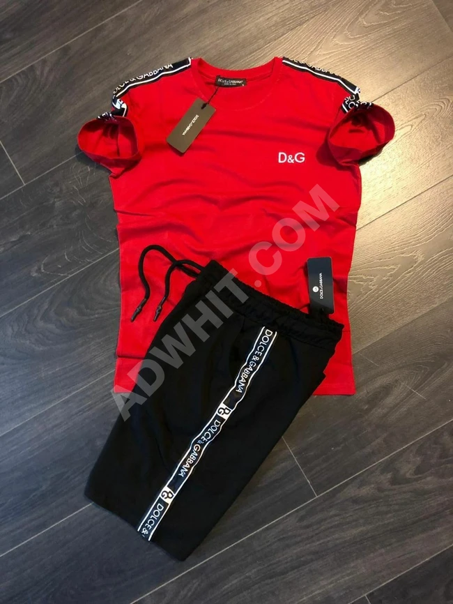 طقم تيشرت وشورت رجالي