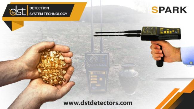 جهاز كشف الذهب سبارك بنظم الكشف بعيدة المدى شركة DST 