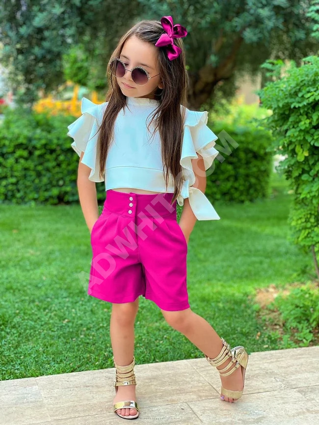 طقم بناتي انيق