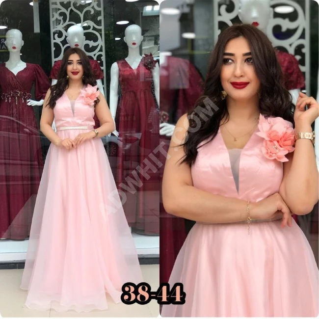 فستان سهرة طويل 