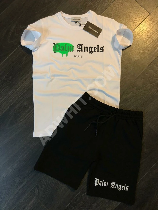 طقم تيشرت وشورت رجالي