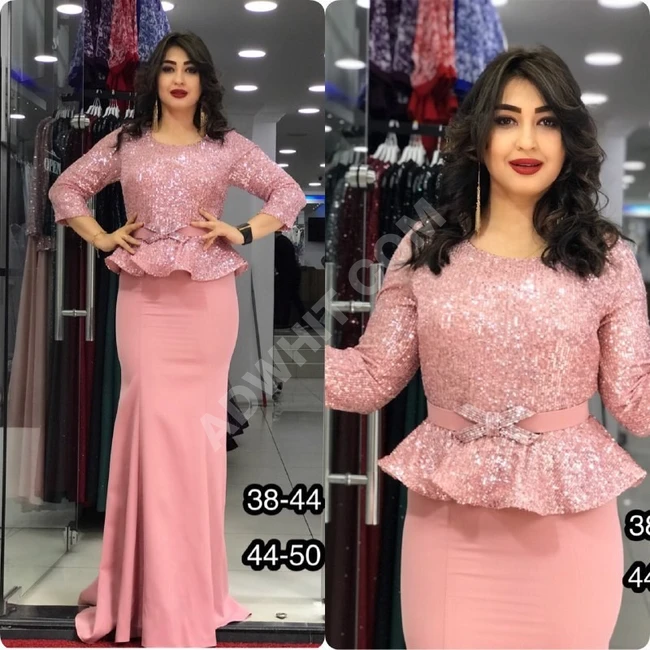 فستان سهرة نسائي انيق