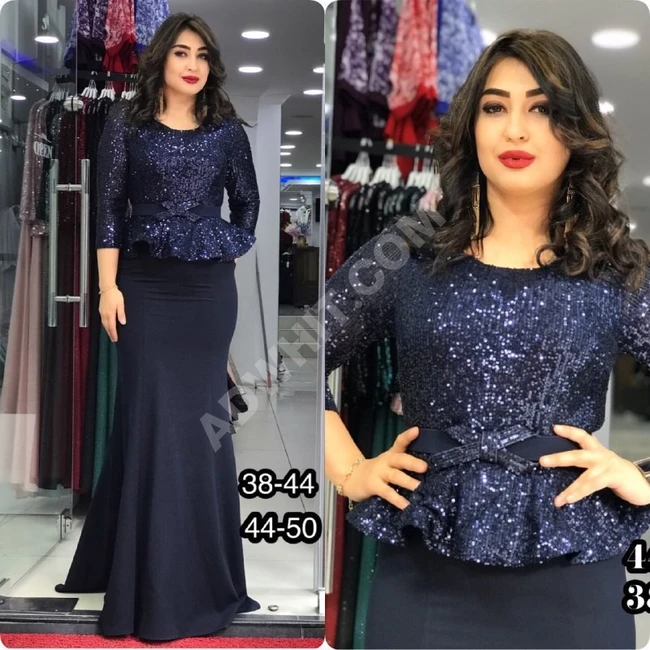 فستان سهرة نسائي انيق