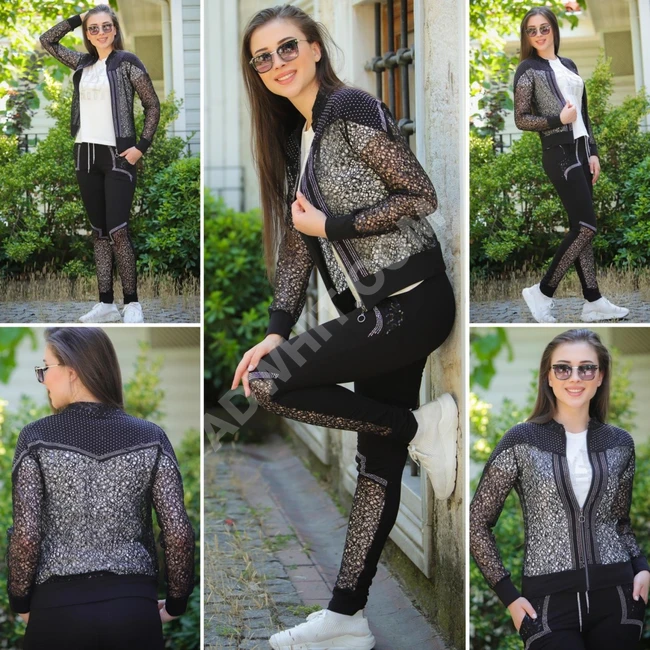 طقم العيد 3 قطع نسائي عرايسي ملكي ستراس