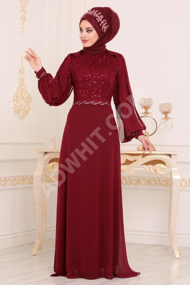 فستان سهرة للمحجبات