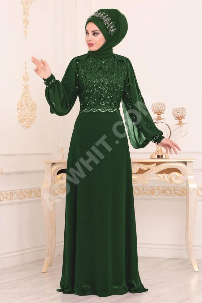 فستان سهرة للمحجبات