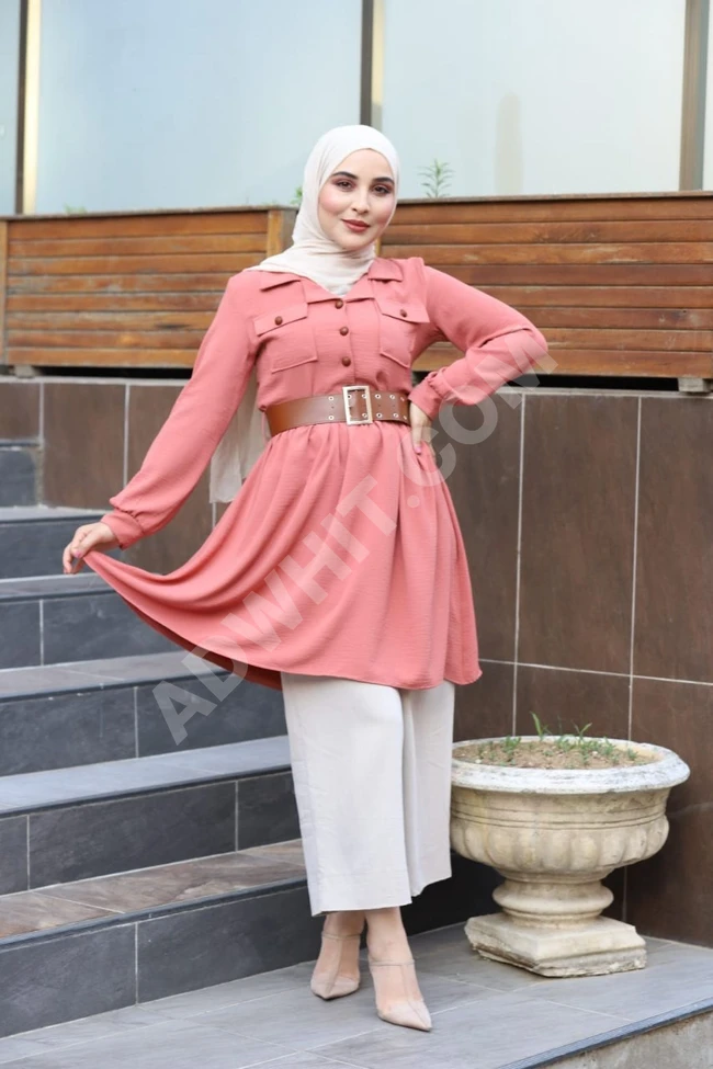 قميص طويل للمحجبات