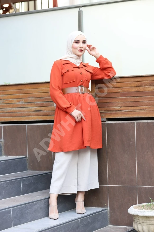 قميص طويل للمحجبات