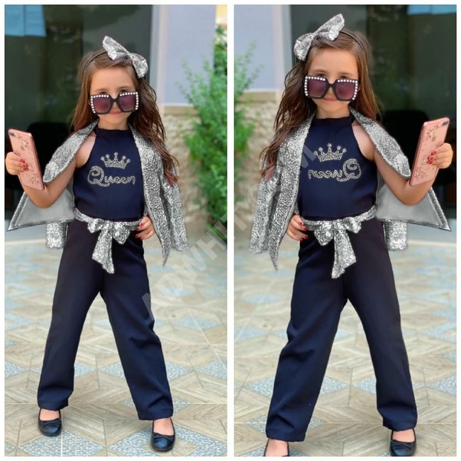 افرول مع جاكيت واكسسوار للشعر