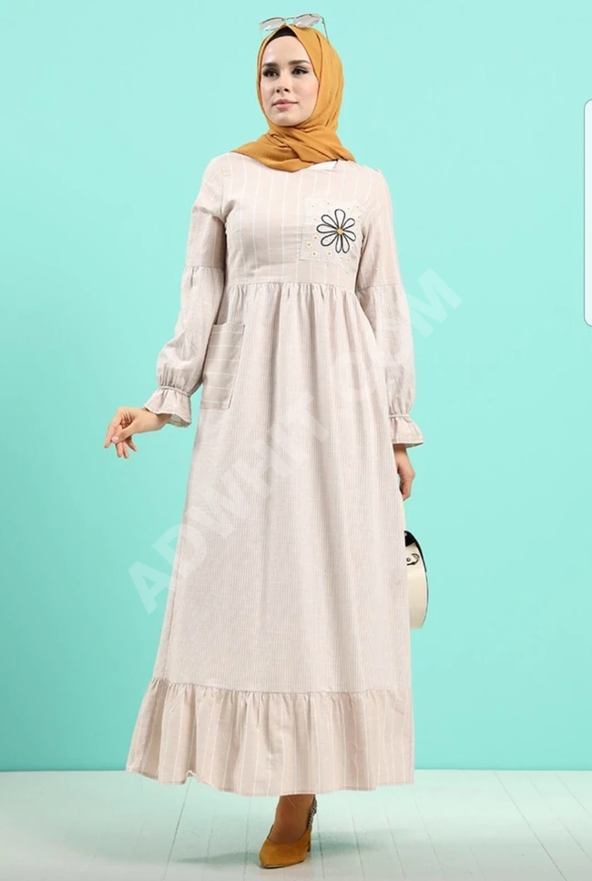 فستان نسائي مناسب للمحجبات