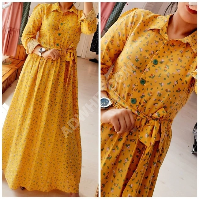 فستان طويل مناسب للحجاب