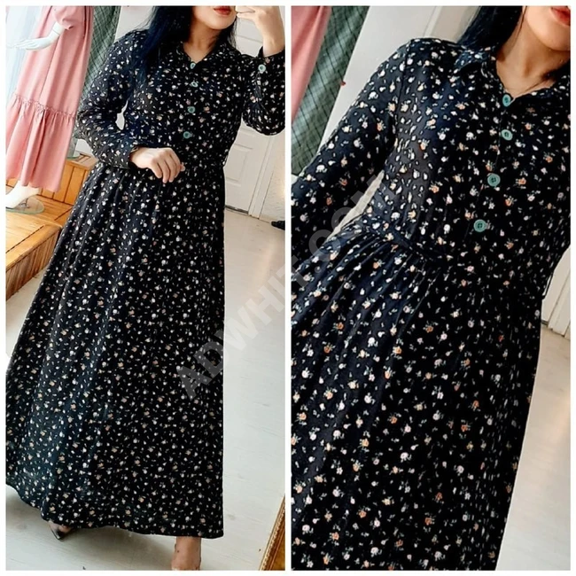 فستان طويل مناسب للحجاب