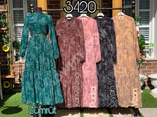 فستان نسائي مناسب للمحجبات