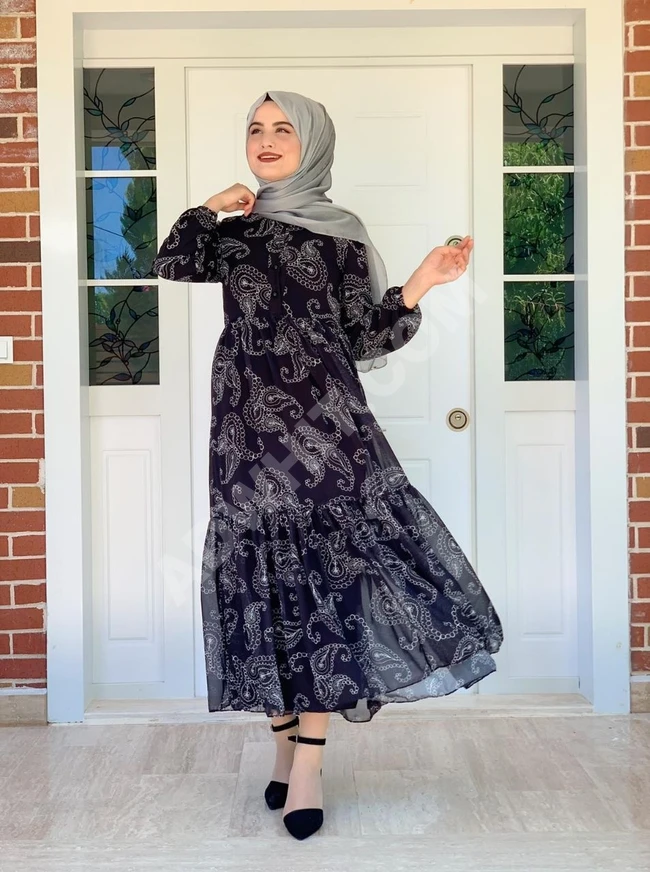 فستان نسائي مناسب للمحجبات