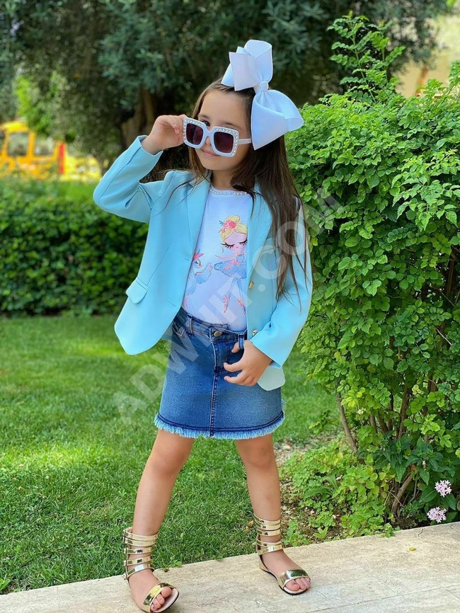 طقم بناتي انيق 