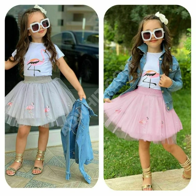 طقم بناتي ثلاث قطع