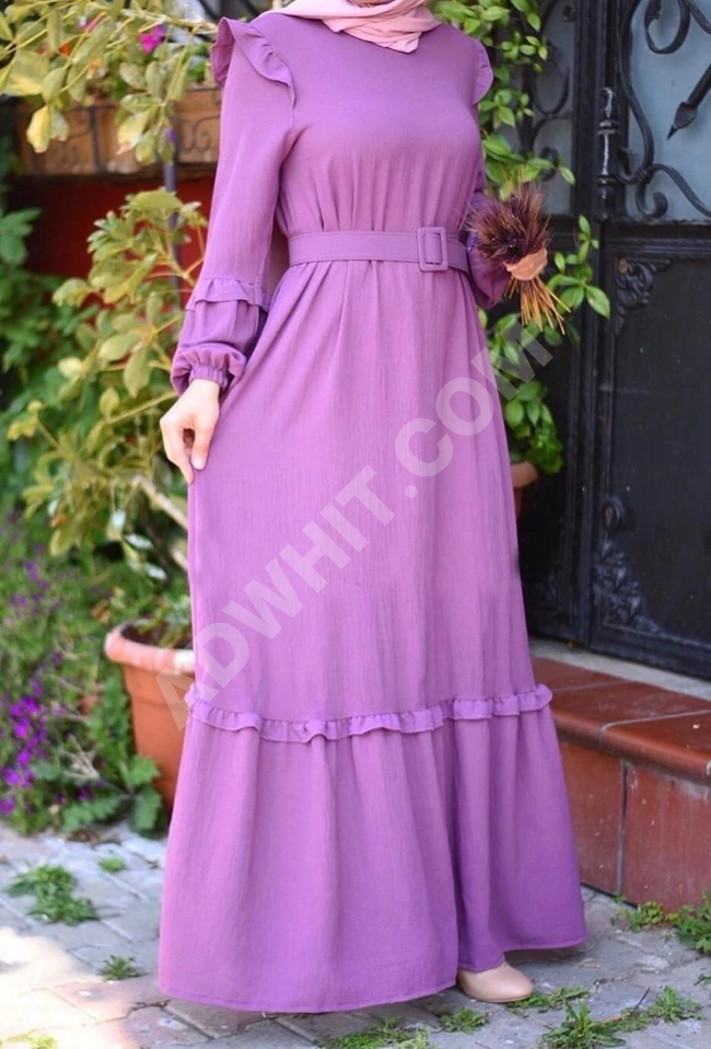 فستان نسائي طويل للمحجبات